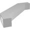 Ekena Millwork 3-in. W x 16-in. D x 16-in. H Burlington Architectural Grade PVC Knee Brace BRCP03X16X16BUR - alternate 2